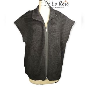 NWT Neiman Marcus PURE Handknit Catherine Sweater Poncho Size S/M